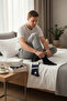 Men's Long Stitch-Free Cotton Socks Set of 12 Mixed Color