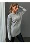 Women's Knitwear Hooded Zippered Cardigan Standard Size - 4