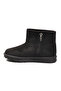 Black Fur Lined Zippered Girls' Boots 2096 P - 4