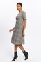 Mooncover Women's Leopard Print Knit Dress – Italian Textured, Soft Knitted Fabric - 4