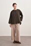 Women's Gabardine Culotte Pants Beige - 5
