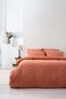 Lavinia Double Duvet Cover Set Salmon 240X220 (6 Pieces)