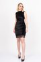 Women's Winter Black Dress Velvet Lace Elegance Premium Velvet Guipure Stone Dress Stylish Daily Comfortable 50344