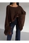 Tassel Sleeve Crop Women's Knitwear - 4