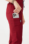 Cosmos Burgundy Judge Collar Stretch Fabric Nurse and Doctor Uniform Set Scrubs Hospital Uniform - 6