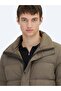 Ki̇p Mink D Mock Neck Casual Woven Coat Kbn-332-26K - 6