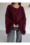 Tassel Sleeve Crop Women's Knitwear - 3