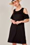 Women's Black Off-The-Shoulder Dress Jt8032