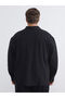 Mg Trenden Black Large Size Regular Fit Long Sleeve Men's Shirt - 4