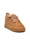 Tan Suede Lace-Up Unisex Children's Sports Shoes 412445 F - 3