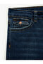 Buttoned Pocket Slim Fit Low Waist Flared Jean Trousers - Flare Jeans - 7