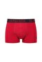 3-Pack Cotton Stretch Fabric Men's Boxers, Navy Blue Red and Printed , 95% Cotton 5% Lycra - 4