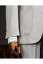 Italian Style S Slim Fit Peaked Lapel Jacket Pants Suit Gray T14911 - 4
