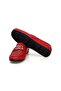 Red Color Laceless Genuine Leather Men's Shoes - 3