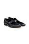Gray Color Laceless Genuine Leather Velvet Men's Shoes