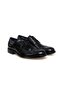 Black Color Lace-Up Genuine Leather Men's Shoes
