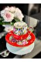 Hand Painting Porcelain 1 Coffee Cup / Red