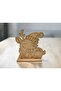 5 Pieces Christmas Ornament Deer Themed, Wooden Painting, Activity School Course Activity Set