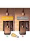 E27 ST64 6W Vintage LED Filament Bulb, 2700K Warm White, 630LM, Pack of 6 - 6