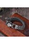 Nordic Gothic Style Stainless & Tarnish-Free Snake Design 316L Steel Bracelet