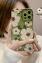 iPhone 14 Pro Khaki Flower Case