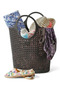 Silicone Flexible Multi-Purpose Basket, Bag Organizer, Suitable for Indoor and Outdoor Use - 2