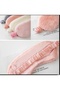 Shunhe 2Pcs Plush Eye Mask, Blackout Sleep Mask, Breathable, with Adjustable Strap Pink - 6