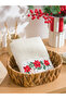 Floral Embroidered Cotton Face Towel 50X80 cm - 2
