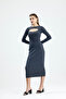 Low-Cut Combed Cotton Long Dress - 4
