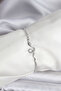 Snake Model Zircon Stone Silver Color Brass Waterway Women's Bracelet -