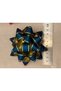 Bow Star Ornament Gift Package Ornament Set of 9 - Raffia Adhesive 10cm - 3