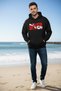 Cotton Unisex Men Women Hooded Kangaroo Pocket Oversized Sweatshirt Hoodie Fishman Diver - 2