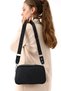 Adjustable Strap 5-Compartment Stylish Everyday Women's Shoulder Bag