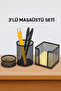 3-Piece Organizer Set for Office & Desk – Pen Holder, Paper Clip Holder, Note Holder - 2