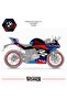 طقم جاهز لتركيب الكسوة الخارجية لدراجة CFMOTO 250SR بنمط BMW HP4 - 2