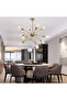 Modern Gold Sputnik Chandelier 8 heads - 2
