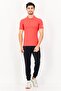 Men Regular Fit Short Sleeve Outdoor Polo Shirt, Red - 3