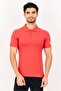 Men Regular Fit Short Sleeve Outdoor Polo Shirt, Red