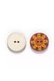 100PCS 25mm 50/100PCS Vintage Painted Printed Wooden Butt -15mm 20mm 25mm DIY Craft Accessories Hand - 6