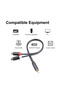 0.3m RCA Audio Speaker Y-Adapter Splitter Cable RCA 1 Male to 2 Female Stereo Audio Cable Gold Pl... - 6