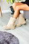 Girls' and Women's Waterproof Winter Furry Lined Boots Shoes - 5