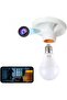 WiFi 5MP E27 bulb-shaped camera, 1080P HD, night vision, motion detection, 24/7 power supply