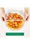 WHITE 100pcs Reusable Elastic Food Covers - Transparent Stretchable Bowl Plate Seals (Alternative to - 2
