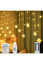 USB power Warm Light 3M LED Snowflake String Lights Christmas Garland USB Curtain Fairy Lights Outdo - 7