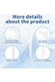 100pcs Disposable Plastic Material Dental Floss Dental Toothpick Sticks For Hotel Travel Family T... - 6