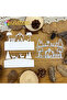 Lovely Christmas Forest Nativity Half-cut Metal Cutting Dies Scrapbooking Decorative Embossing - 7