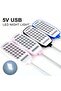 White White Light USB Switch LED 28LEDs Light 4 Colors Flexible Metal Lamp Tube Book Reading Lights - 2