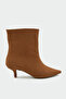 Saves Taba Suede Women's Flat Stitch Detailed Women's Boots - 4