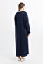 Indigo-Long Sleeve Lingerie Dress - 3