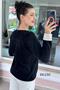 Collared Stone Detail Bearded Knitwear Blouse 6K150 - 2